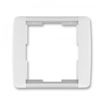 3901E-A00110 01  Rámeček pro elektroinstalační přístroje, jednonásobný, bílá / ledová bílá